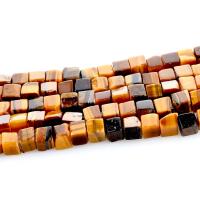 Tiger Eye Beads,  Square, polished, DIY, yellow 