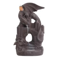 Incense Smoke Flow Backflow Holder Ceramic Incense Burner, Porcelain, for home and office & durable 