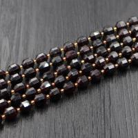 Natural Garnet Beads, polished, DIY & faceted, blue 