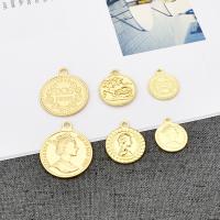 Brass Jewelry Pendants, 18K gold plated, DIY 