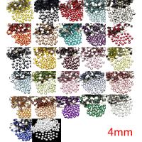 Harz Strass Cabochon, DIY & facettierte, keine, 4mm, ca. 200PCs/Tasche, verkauft von Tasche