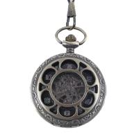 Reloj de Bolsillo, aleación de zinc, con Titanio, movimiento chino, chapado, Resistente al agua de la vida & unisexo, más colores para la opción, 40x50mm,380mm, Vendido por UD