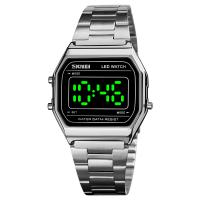 Montre à bijoux pour homme SKmei®, alliage de zinc, avec acier inoxydable, mouvement chinoise, Résistant à l’eau de vie & lumineux, plus de couleurs à choisir Vendu par PC