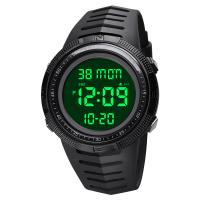 Montre à bijoux pour homme SKmei®, plastique ABS, avec Caoutchouc PU & plastique & acier inoxydable, mouvement chinoise, Résistant à l’eau de vie & lumineux, plus de couleurs à choisir Vendu par PC