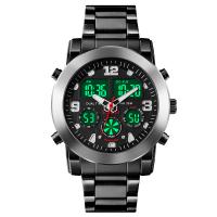 Montre à bijoux pour homme SKmei®, alliage de zinc, avec verre & acier inoxydable, mouvement chinoise, Placage, Résistant à l’eau de vie & lumineux, plus de couleurs à choisir Vendu par PC