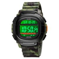 Montre à bijoux pour homme SKmei®, plastique ABS, avec Caoutchouc PU & résine, mouvement chinoise, Résistant à l’eau de vie & unisexe & lumineux, plus de couleurs à choisir Vendu par PC