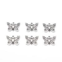 Zinc Alloy Jewelry Pendants, Butterfly, DIY, silver color 