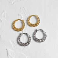 Brass Huggie Hoop Earring, plated, for woman 