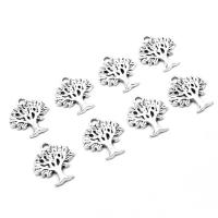 Zinc Alloy Jewelry Pendants, Tree, plated & DIY, metallic color plated, 20*17*2mm Approx 2mm 