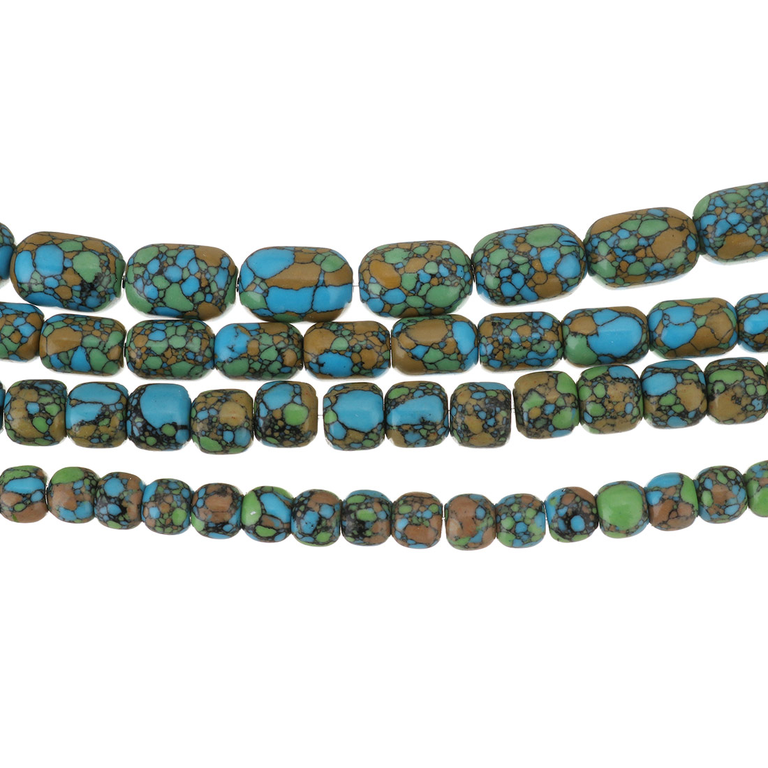 Synthetic Turquoise Beads, different size for choice, Hole:Approx 1.5mm, Sold By Strand