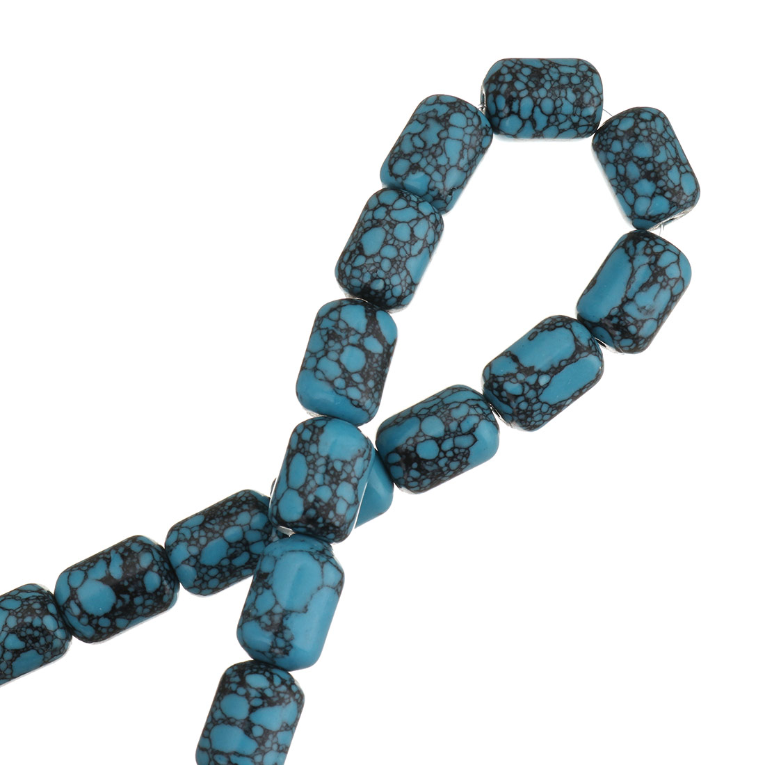 Synthetic Turquoise Beads, barrel, different size for choice, blue, Hole:Approx 1.5mm, Sold By Strand