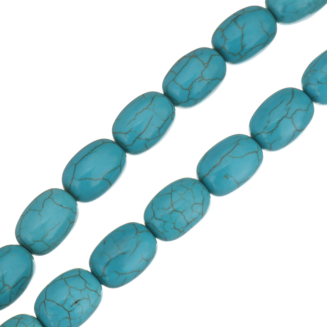 Synthetic Turquoise Beads, barrel, different size for choice, blue, Hole:Approx 1.5mm, Length:Approx 15.5 Inch, Sold By Strand