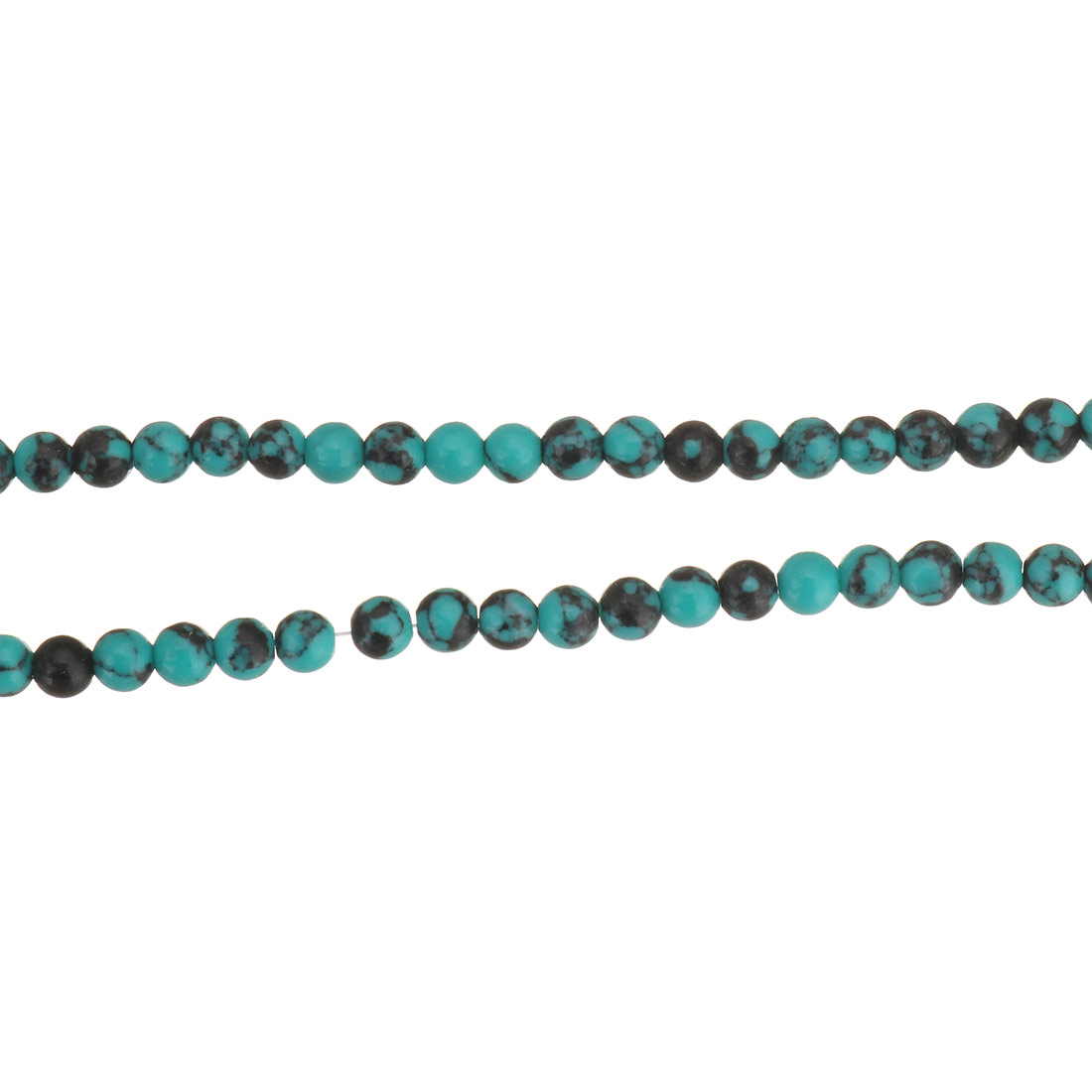 Synthetic Turquoise Beads, Round, different size for choice, blue, Hole:Approx 1mm, Length:Approx 16 Inch, Sold By Strand