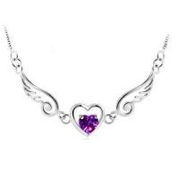 Zinc Alloy Cubic Zirconia Necklace, with Cubic Zirconia, fashion jewelry 42+5cm 