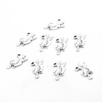 Zinc Alloy Jewelry Pendants, Cartoon, plated & DIY, metallic color plated, 22*14*1mm 