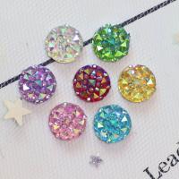 Harz Strass Cabochon, rund, DIY, keine, 10mm, 100PCs/Tasche, verkauft von Tasche