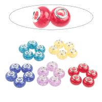 Acrylic Large Hole Bead, Round & DIY 10*14mm 