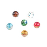 Plaqué Perles de verre, Rond, différentes couleurs et motifs pour le choix & DIY & normes différentes pour le choix, plus de couleurs à choisir Vendu par sac