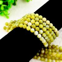 Lemon Chrysoprase Beads, Round, polished, DIY blue 