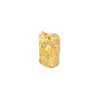 Cubic Zirconia Micro Pave Brass Pendant, gold color plated, micro pave cubic zirconia Approx 2mm 