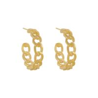 Pendientes de Perno de Aleación de Zinc, Joyería & para mujer, dorado, 27mm, Vendido por Par