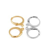 Edelstahl Huggie Hoop Ohrringe finden, plattiert, keine, 12mm, verkauft von PC