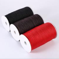 Polyamide Cord, plated, hardwearing & fashion jewelry & DIY 0.8mm 