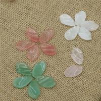 Gemstone Jewelry Pendant, Natural Stone, petals, polished, DIY 