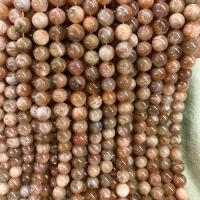 Sunstone Bead, Round, polished, DIY 