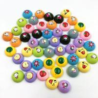 ABS Plastic Half Hole Bead, stoving varnish, DIY 12mm 