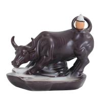 Incense Smoke Flow Backflow Holder Ceramic Incense Burner, Porcelain, for home and office & durable 