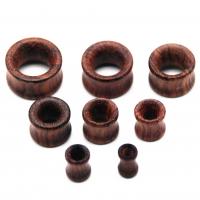 Fashion Piercing Tunnel, Padauk, fashion jewelry & Unisex brown 