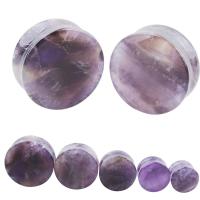 Fashion Piercing Tunnel, Amethyst, Unisex purple 