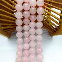 Natural Rose Quartz Beads, Round, polished, DIY pink 