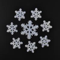 Mobile Phone DIY Decoration, Resin, Snowflake, stoving varnish white 