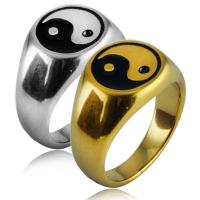 Men Stainless Steel Ring in Bulk, plated & for man & enamel 