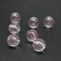 透明なアクリル・ビーズ, アクリル, ラウンド形, DIY, ピンク, 10mm, 穴:約 2mm, 500G/バッグ, 売り手 バッグ