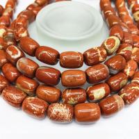 Brecciated Jasper Beads, Jasper Brecciated, Drum, polished, DIY 