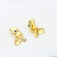 Pendientes de Perno de Aleación de Zinc, chapado, Joyería, dorado, 3.5CM, Vendido por Par