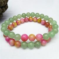 Aventurine Bracelets, Green Aventurine, Round, polished, 2 pieces & Unisex, 8mm Approx 7.5 Inch 