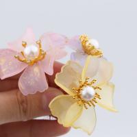 Lampwork Hair Accessories DIY Findings, plated 