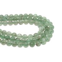 Strawberry Quartz Beads, Round, polished, DIY green cm 