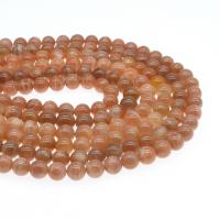 Sunstone Bead, Round, polished, DIY golden cm 