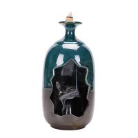 Incense Smoke Flow Backflow Holder Ceramic Incense Burner, Porcelain, for home and office & durable 