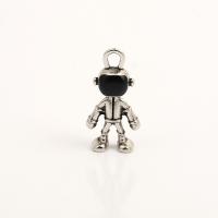 Zinc Alloy Jewelry Pendants, Astronaut, antique silver color plated, Unisex 