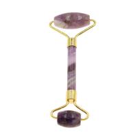 Massage-Schmuck, Amethyst, poliert, natürliche, violett, 57*37*10-20*18*10mm, Länge:141 Millimeter, verkauft von PC