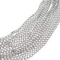 ステンレススチールオーバルチェーン, ステンレス, メッキ, DIY, シルバー, 6*4*2mm, 売り手 M