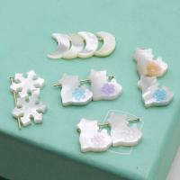 Natural White Shell Beads, Carved, DIY 