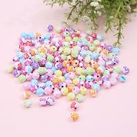 Enamel Acrylic Beads, DIY 8mm 