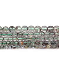 Phantom Quartz Beads, Green Phantom Quartz, Round, DIY green 